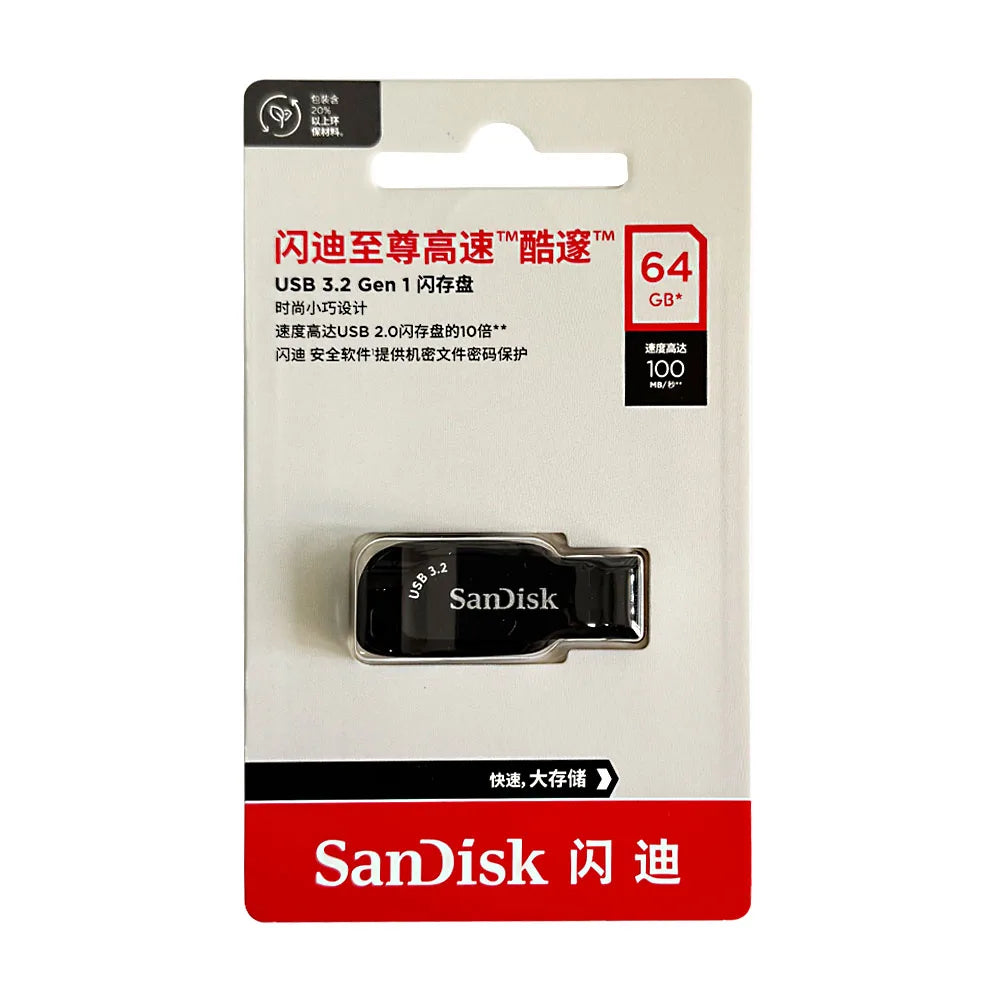 SanDisk USB 3.2 Flash Drive 32GB 64G 128G 256GB 512GB P